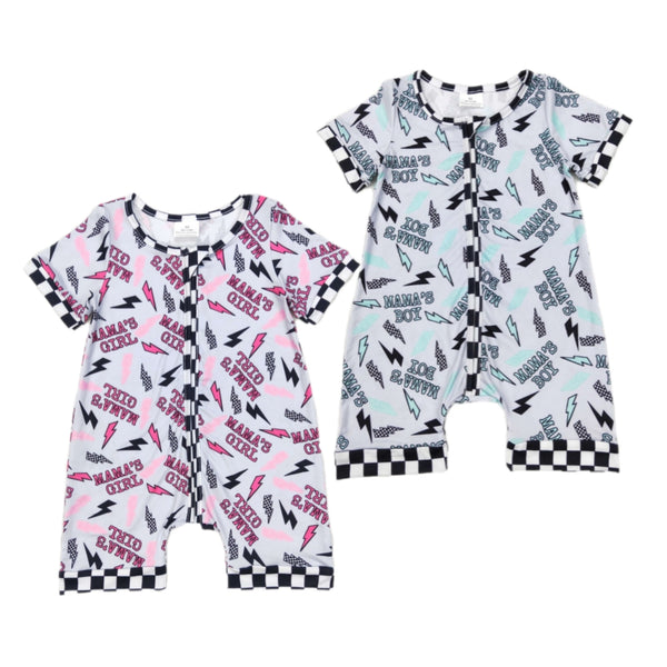Mama's Boy & Girl Rompers