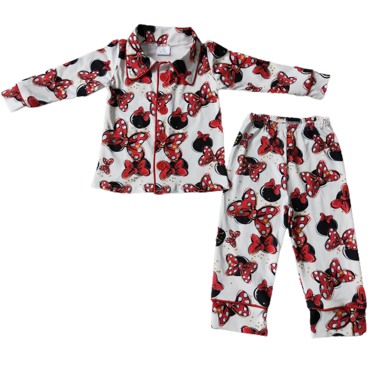 The Red Bow PJ For Adults