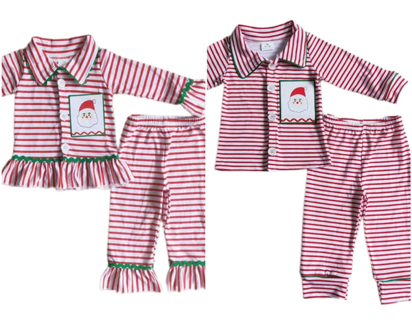 Santa Striped Pajamas