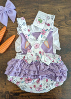 Lavender Easter Romper