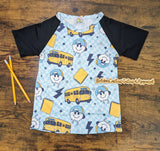 School Smiley Tee & Peplum