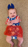 Patriotic Skirted Leotard