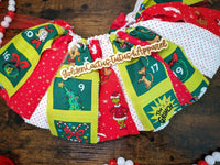 Mean Guy Christmas Tutu Skirt (RTS 2/3T)