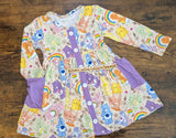 Spring Bears Dress (BAMBOO)