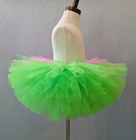 Green & Pink Tutu (RTS: 3/4T)