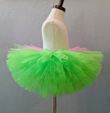Green & Pink Tutu (RTS: 3/4T)