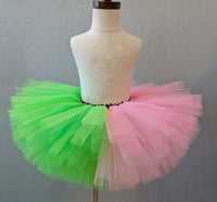 Green & Pink Tutu (RTS: 3/4T)