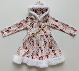 Fur Trimmed Princess Dress