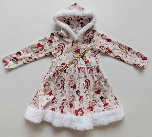 Fur Trimmed Princess Dress