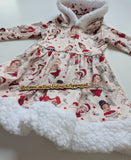 Fur Trimmed Princess Dress