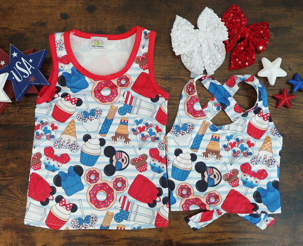 Patriotic Magical Snacks Tops