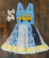 School Bus Ruffle Dress