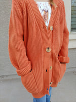 Burnt Orange Knit Sweater