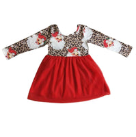 Cheetah Santa Dress (3T)