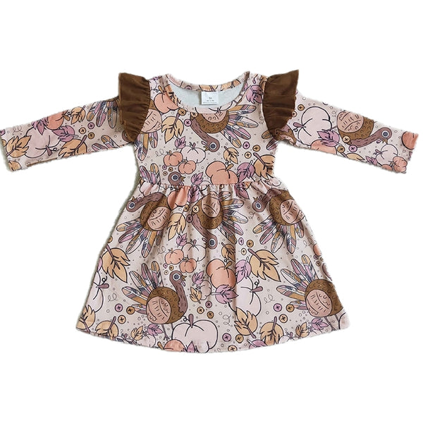 Turkey & Pumpkins Dress