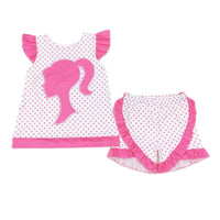 Pink Bow Back Set