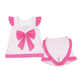 Pink Bow Back Set