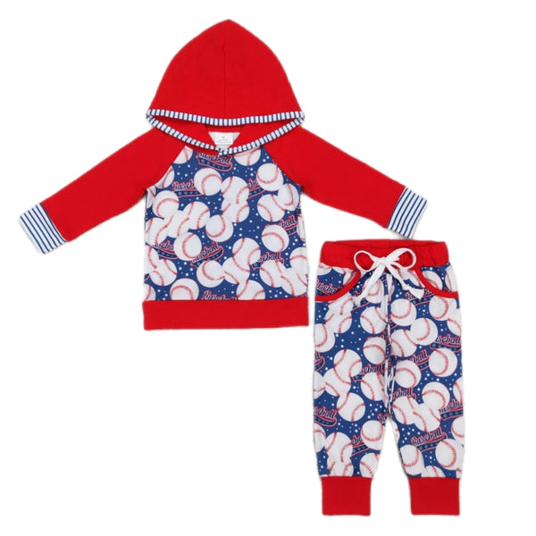 Baseball Hoodie Set