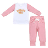 Embroidered Mama's Kids Pants Sets