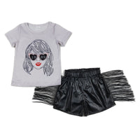 Eras Shorts-Sets aus Kunstleder