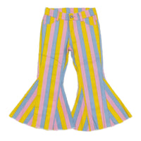 Pastel Striped Flares