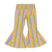 Pastel Striped Flares