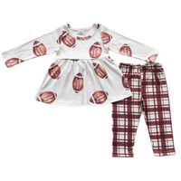 Football and Plaid Set