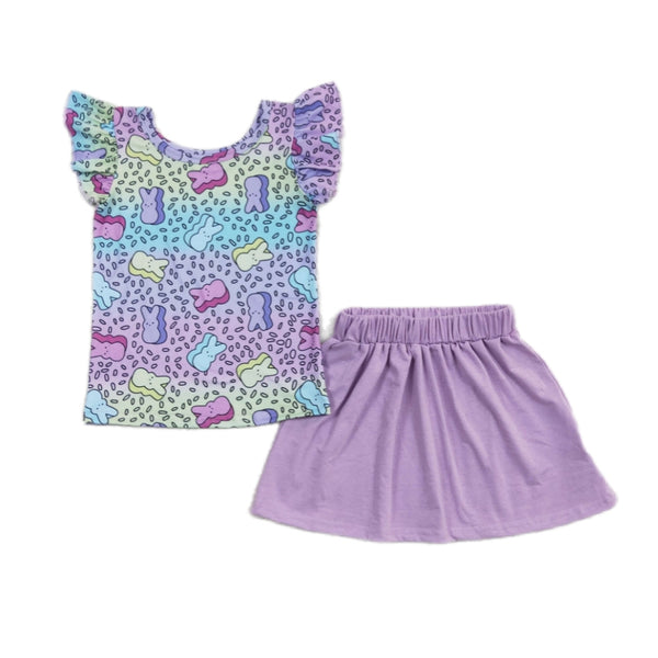 Bright Peeps Skirt Set