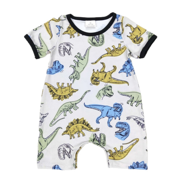 Dino Shorts Romper