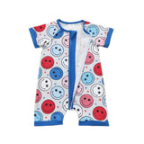 Patriotic Smiley Romper