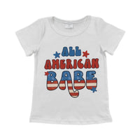 Camiseta de bebé americano