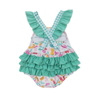 Teal Floral Mama's Girl Sets