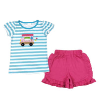 Eiscreme-Shorts-Set