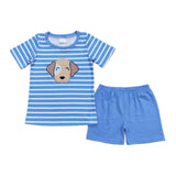 Embroidered Summer Dog Set