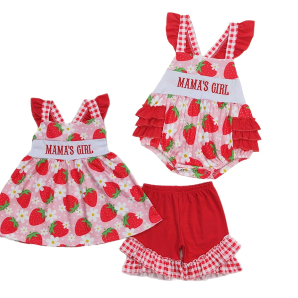 Strawberry Mama's Girl Sets