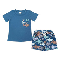 Shark Shorts Set