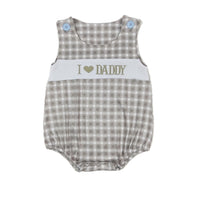 Embroidered I Love Daddy Sets