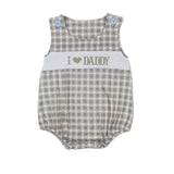 Bestickte „I Love Daddy“-Sets