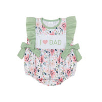 Floral Love Daddy Romper