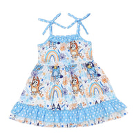 Summer Pup Ruffle Dress