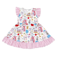 Ruffle School Dress