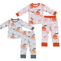 Ghost & Pumpkin Halloween Pajamas