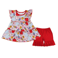 School Supplies Ruffle Set