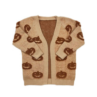 Fuzzy Halloween Cardigan