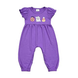 Purple Embroidered Ghost Sets