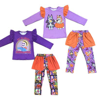 Spooky Skirted Pants Sets