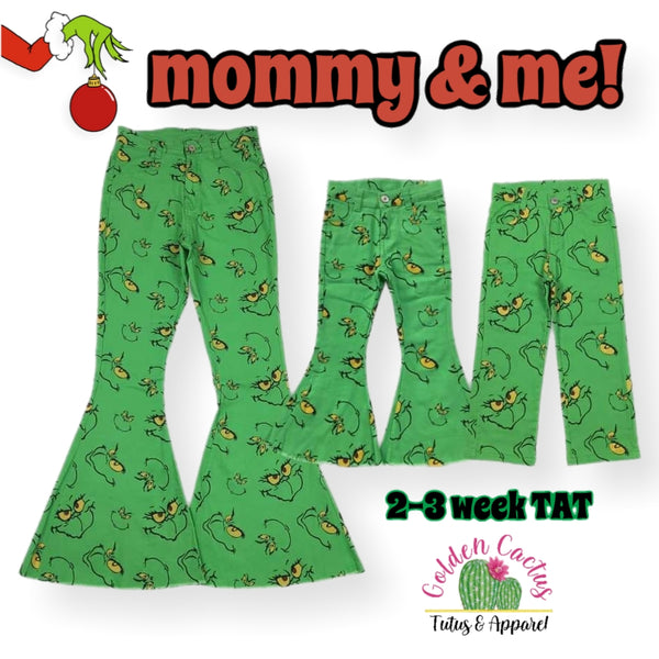 Mommy Green Guy Bells