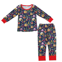 Dark Blue Whoville Pajamas (bamboo blend)