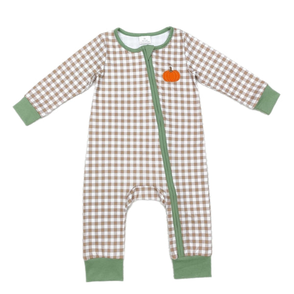 Green Pumpkin Romper