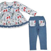 Snowman Pants Set